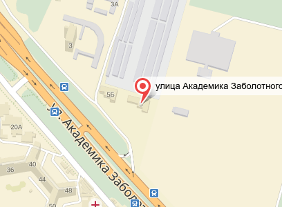 Карта офиса в Киеве.
